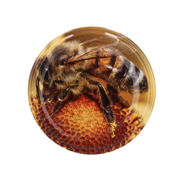 SET OF 10 LIDS DIA 82 6Z BEE