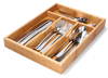 ORGANIZER 4 SEGMENT FOR CUTLERY IN DRAWER 34X25X4,5 CM CART=12,CART=10