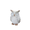 GARDEN FIGURINE - OWL WITH GLOWING EYES 14,5 x 11,5 x 19 CM LED pack=4 pcs