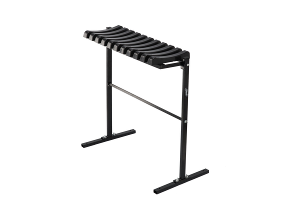 ŁAWKA SKŁADANA DŁ 68 CM ZE STOPĄ - CZARNA