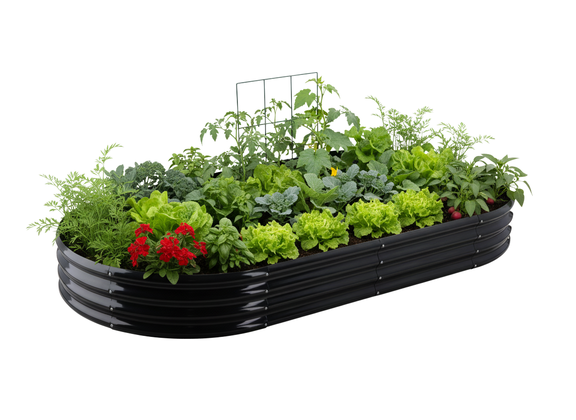 GRZĄDKA WARZYWNO-KWIATOWA 120 X 60 X 30 CM OWALNA ANTRACYT pol_pl_GRZADKA-WARZYWNO-KWIATOWA-120-X-60-X-30-CM-OWALNA-ANTRACYT-1660_14