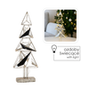 Vianočná ozdoba - geometrický LED stromček 52 cm *6284