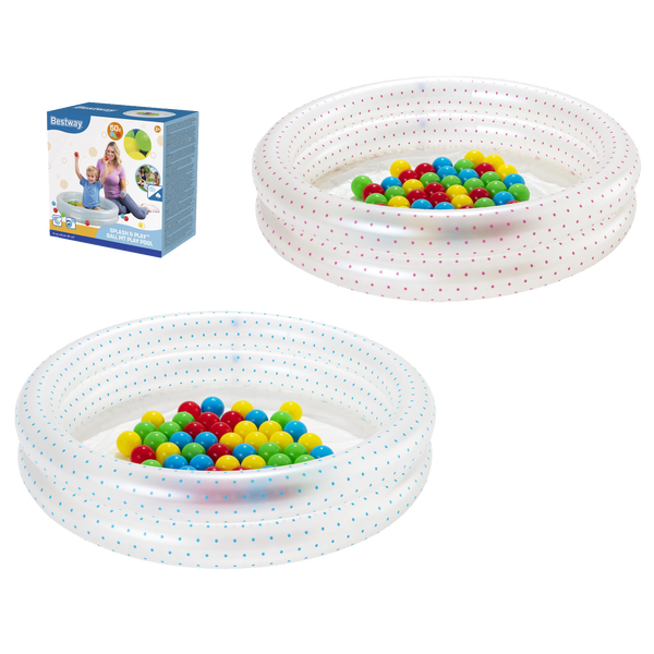 Nafukovací zahradní bazének / Výběh 91cm x 20cm + 50 míčků