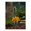SOLAR FAUCET LIGHT WITH FLOWER POT LED 17,5 x 60 CM