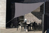 BEIGE TRIANGULAR SUNSHADE SAIL 3,6 X 3,6 X 3,6M