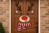 CHRISTMAS DOOR DECORATION - DIY CHRISTMAS TREE/SANTA CLAUS/REINDEER