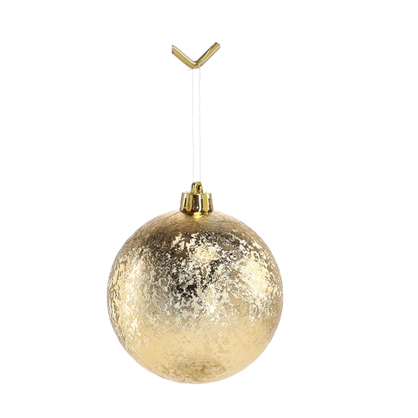 KPL. 20 BOMBEK 8 CM ČERVENÝ/ZLATÝ/PELNÝ MIX VZORŮ *7672