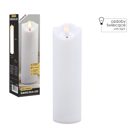SVECE LED ALBĂ 5 X 17,5 CM *9360