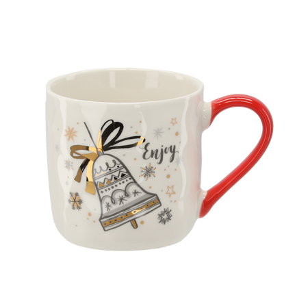 KUBEK PORCELANOWY 320 ML MIX ŚWIĄTECZNYCH WZORÓW *1865