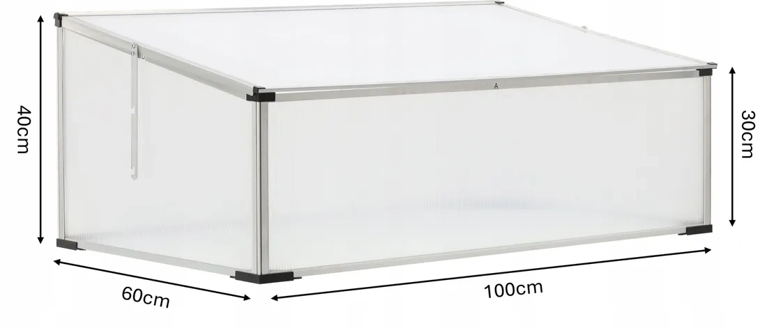 SZKLARNIA / ROZSADNIK 100 x 60 x 30/40 CM Z POLIWĘGLANU pol_pl_SZKLARNIA-ROZSADNIK-100-x-60-x-30-40-CM-Z-POLIWEGLANU-3972-1519_4