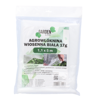 AGROWLÓKOVINA 1.1 x 5 M JARNÁ BIELA 17g