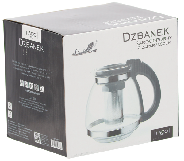 HEAT-RESISTANT JUG WITH INFUSER 1.5 L