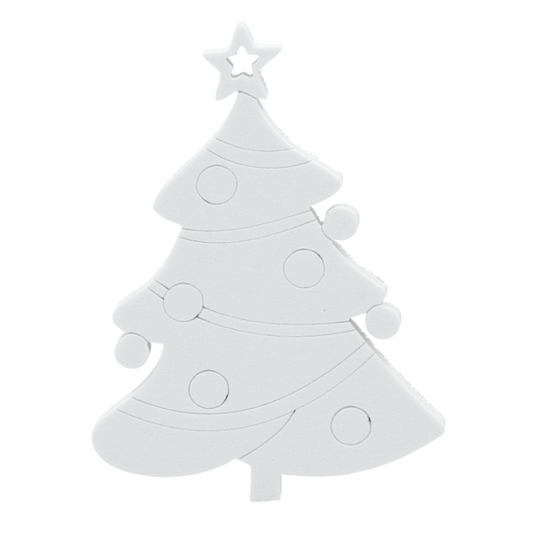 SET DE 6 ORNAMENTE DE Crăciun 10 CM PENTRU ÎNDEPĂRTARE "FA -L TU" CU 6 CULORI ȘI PENSUL MIX 6 MODELE *8969