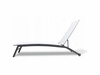 GARDEN LOUNGER 195X63X90CM GREY
