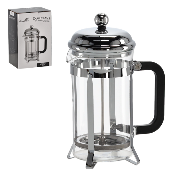 TEA AND COFFEE INFUSER 600 ML WITH PISTON