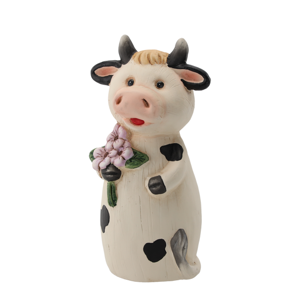 DEKORACJA CERAMICZNA NA SŁUPEK OGRODZENIOWY - ZWIERZĄTKA 11 x 10 x 22 CM MIX WZORÓW disp=6szt *0319