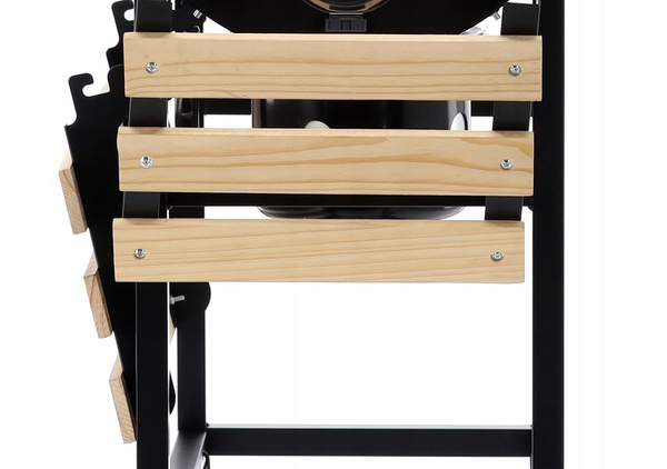 BARREL CHARCOAL GRILL WITH LID AND WHEELS 101 x 70,5 x 94,5 CM