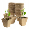SET OF 72 PEAT POTS 6 X 6 X 5 CM PACK=6 SETS