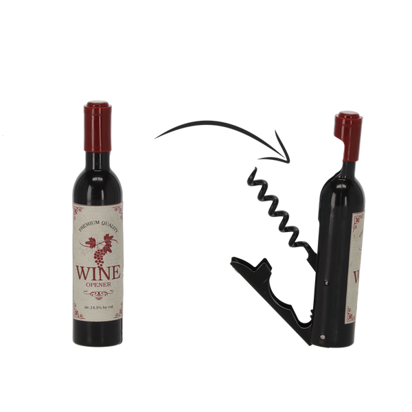 SMALL BOTTLE SHAPED WINE OPENER