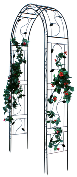 PERGOLA OGRODOWA 130 X 39 X 260 CM *9036