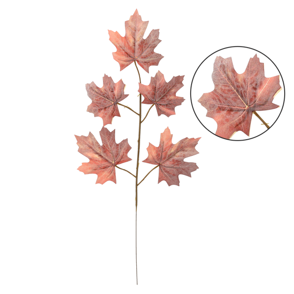 ARTIFICIAL BRANCH - MAPLE LEAF 57 x 21 CM