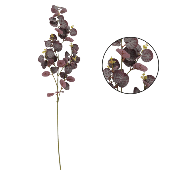 UMĚLÁ VĚTEV - FIALOVÝ EUKALYPTUS 92 CM balení=60 ks *2997