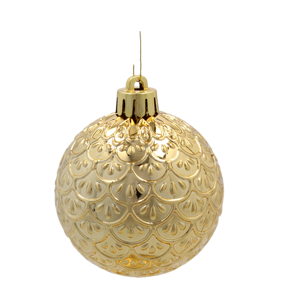 KPL. 16 BOMBEK 6 CM RED / GOLD / SILVER *3771