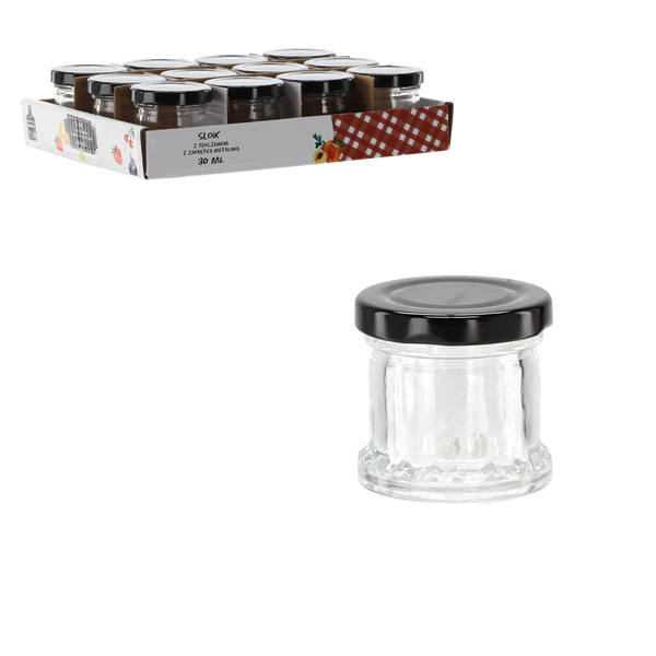 GLASS JAR 30 ML