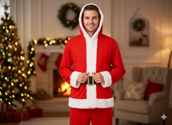 SANTA CLAUS OUTFIT, SIZE XL