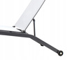 GARDEN LOUNGER 195X63X90CM GREY