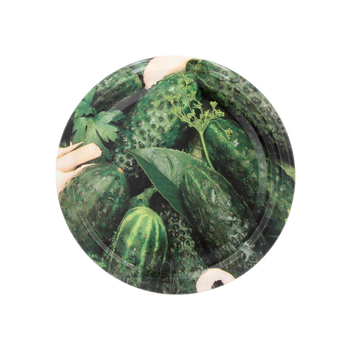 SET OF 10 LIDS DIA 82 CUCUMBER WITH DILL