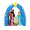 Fúkaná betlehemská scéna LED VÝŠKA 180 CM *1082