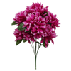 ARTIFICIAL BRANCH - CHRYSANTHEMUMS ASSORTED COLOURS