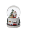 CHRISTMAS SNOWBALL - SANTA'S SLEIGH 4.5 x 4.5 x 6.5 CM WHITE MIX PATTERNS disp=12pcs *5720