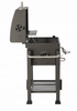 LARGE CHARCOAL GARDEN GRILL WITH LID, CAST IRON GRATE AND CASTORS 114,5 x 60 x 108 CM