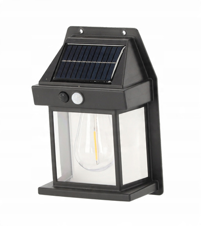 LAMPA SOLARNA LED Z CZUJNIKIEM RUCHU 14,4 x 4,7 x 14,9 CM *5653