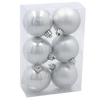 KPL. 6 BOMBEK 6 CM CZERWONY / ZŁOTY / SREBRNY *3863