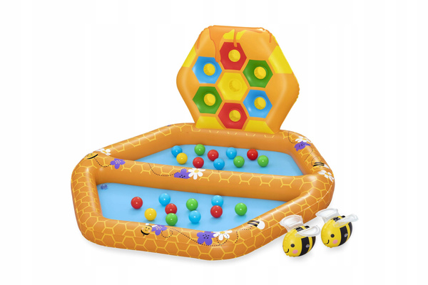 Bestway 50" x 47" x 24"/1.27m x 1.19m x 61cm Lil' Beehive Baby Pool & Ball Pit