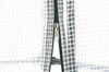 Garden Greenhouse with Shelves White 140 x 140 x 200 CM