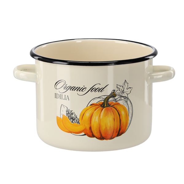 OALĂ EMALIOATĂ 4,5 L 20 CM DOVLE CREMA *6109