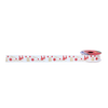 RIBBON DECORATIVĂ DE SĂRBĂTOARE 2,5CM X 2,7M CU IMPRIMARE MIX DE CULORI ambalaj=36buc. *2213