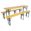 SET BUCUREȘTI - MASA 177 x 46 x 77 cm + 2 BĂNCI 177 x 23 x 47 cm *2745