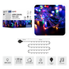 LAMPKI LED Z MELODIĄ USB 100L MULTIKOLOR, DŁ. 0,3 + 10 M *8516