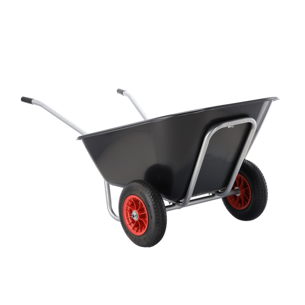 TACZKA OGRODOWA - POJEMNOŚĆ ZASYPOWA 280 L - CZARNA