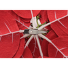 ARTIFICIAL FLOWER - POINSETTIA 25 CM ON CLIP RED