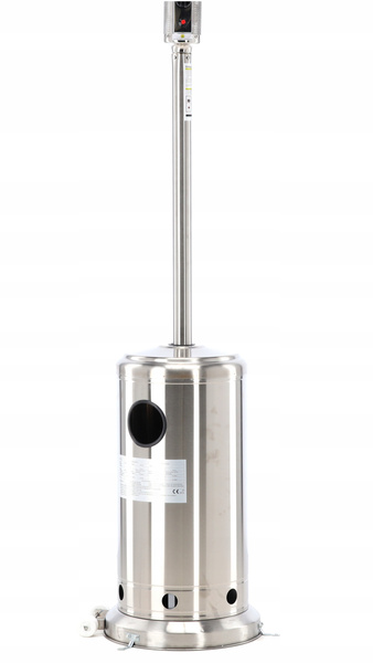 STAINLESS STEEL GAS PARASOL 221 CM