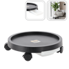 POT TROLLEY WITH DRAIN TRAY AND 4 NYLON WHEELS