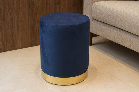 ROUND POUF 28 X 42 CM CREAM