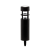 LAMPA SOLARĂ ASPEN 7 x 7 x 38,5 CM NEAGRĂ ALBĂ DE IARNĂ disp=12buc *4245