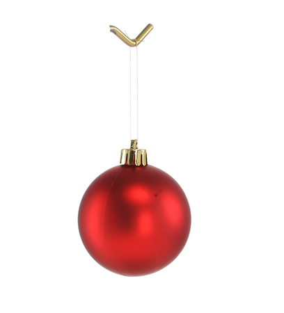 SET OF 12 BAUBLES 6 CM RED/GOLD/SILVER